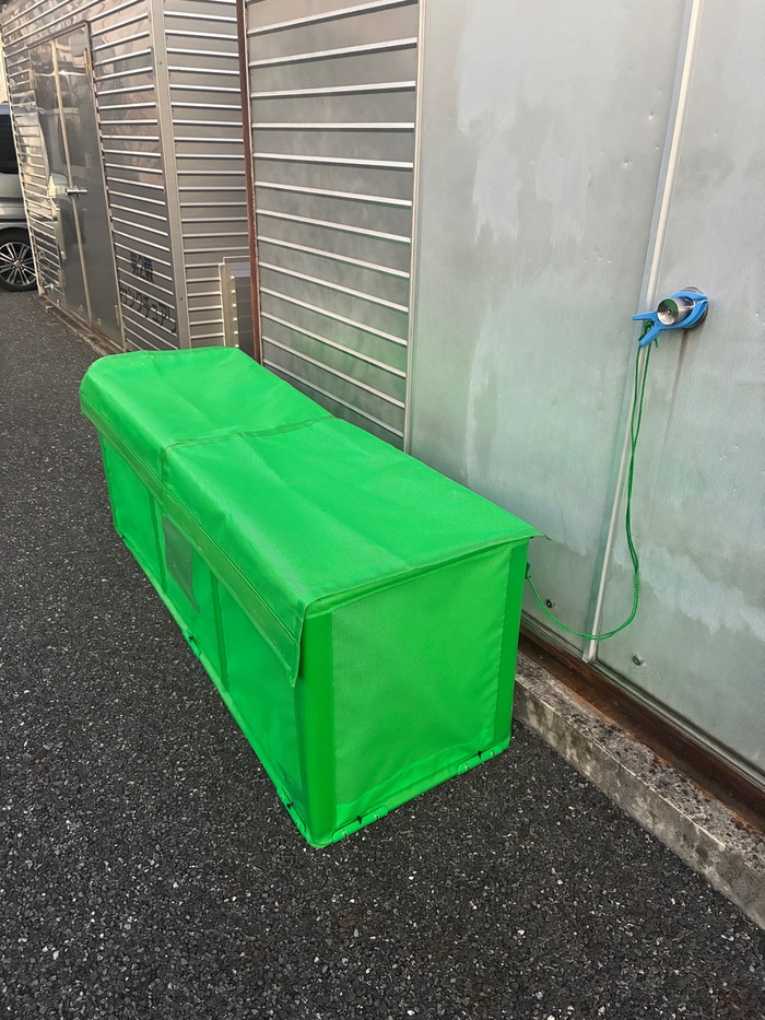 折りたたみ式もやすごみ回収BOX（画像）