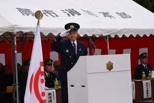 写真：消防出初式の様子