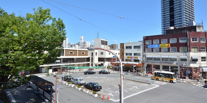 写真：蕨駅西口駅前ロータリーの写真