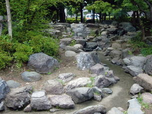 写真：ふるさと土橋公園　流れ