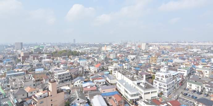 写真：蕨の街並み