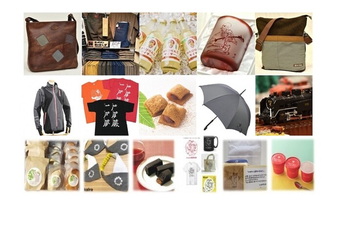 写真：蕨ブランド認定品一覧