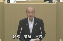 写真：蕨市議会6月定例会市長報告