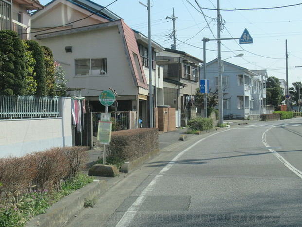 バス停留所の写真