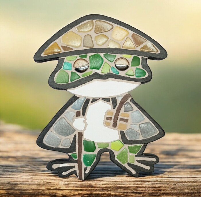 写真：タイルアート見本