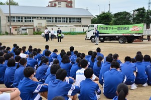 写真：交通安全教室の様子