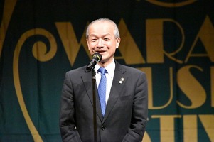 写真：挨拶の様子