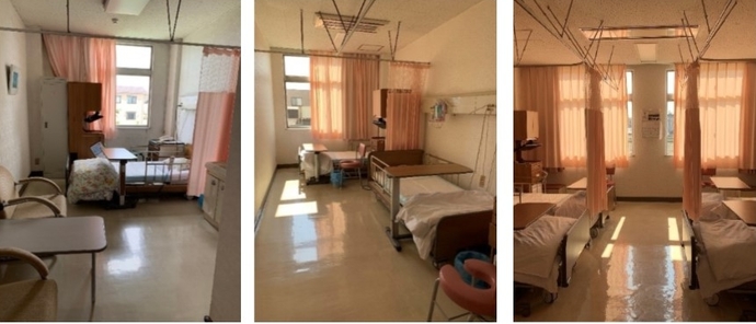 写真:産科病棟の部屋