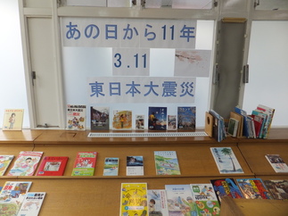 写真：児童書展示コーナー