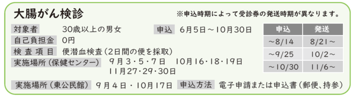 大腸がん検診