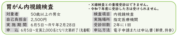 胃がん内視鏡検査