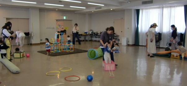 運動遊びの様子
