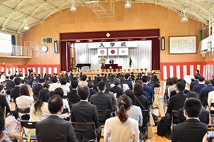 写真:入学式の様子