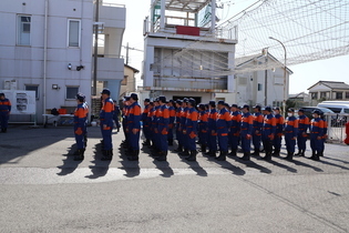 消防団員研修　開会式