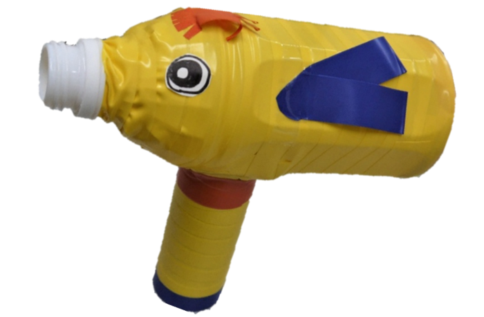ペットボトルで作る空気砲